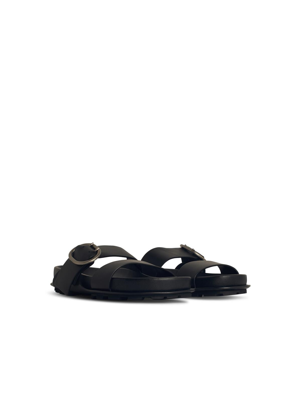 Jil Sander Black Leather Slippers Men - 2