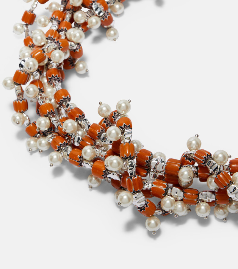 Dries Van Noten Embellished beaded necklace outlook
