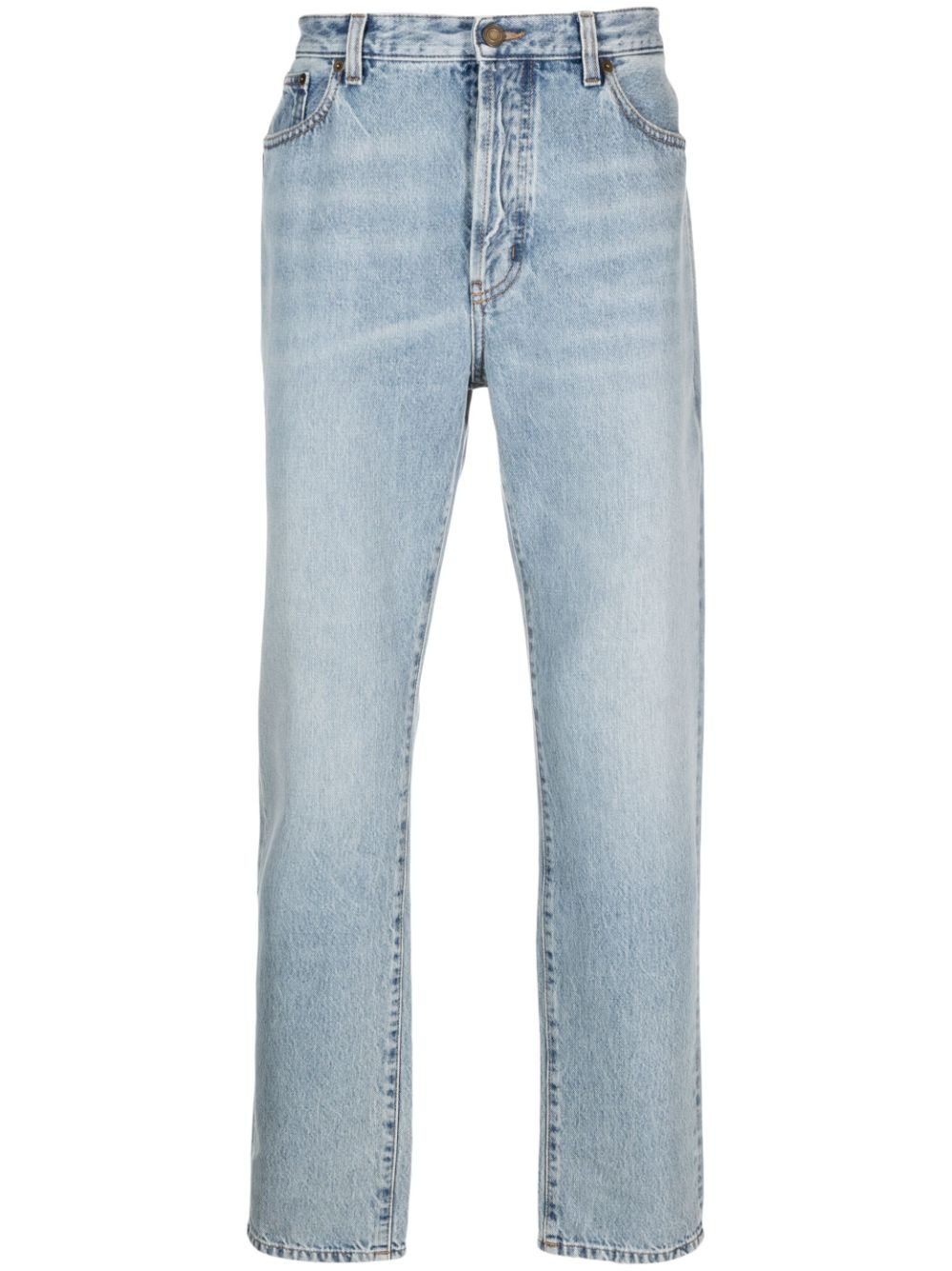 straight-leg denim jeans - 1
