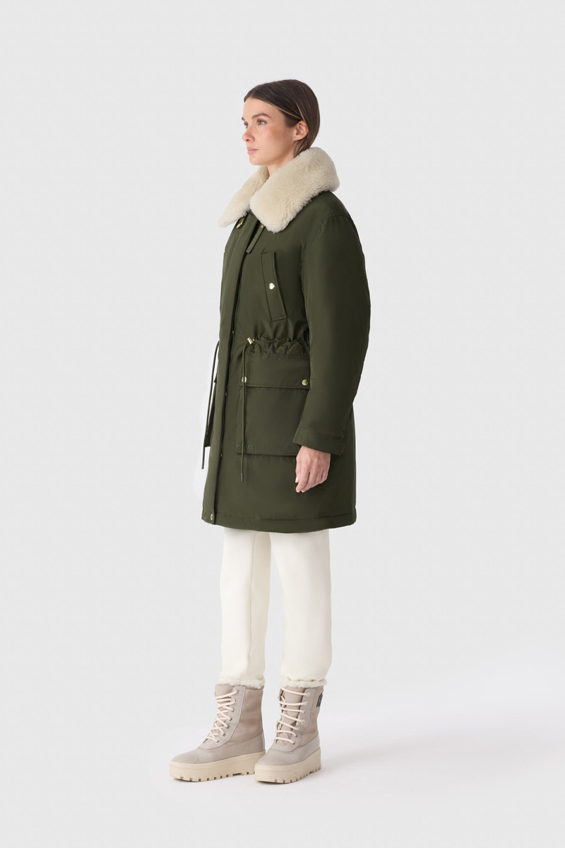 NOVA 3-in-1 Down Coat With Removable Inner Layer and Shearling Collar 3