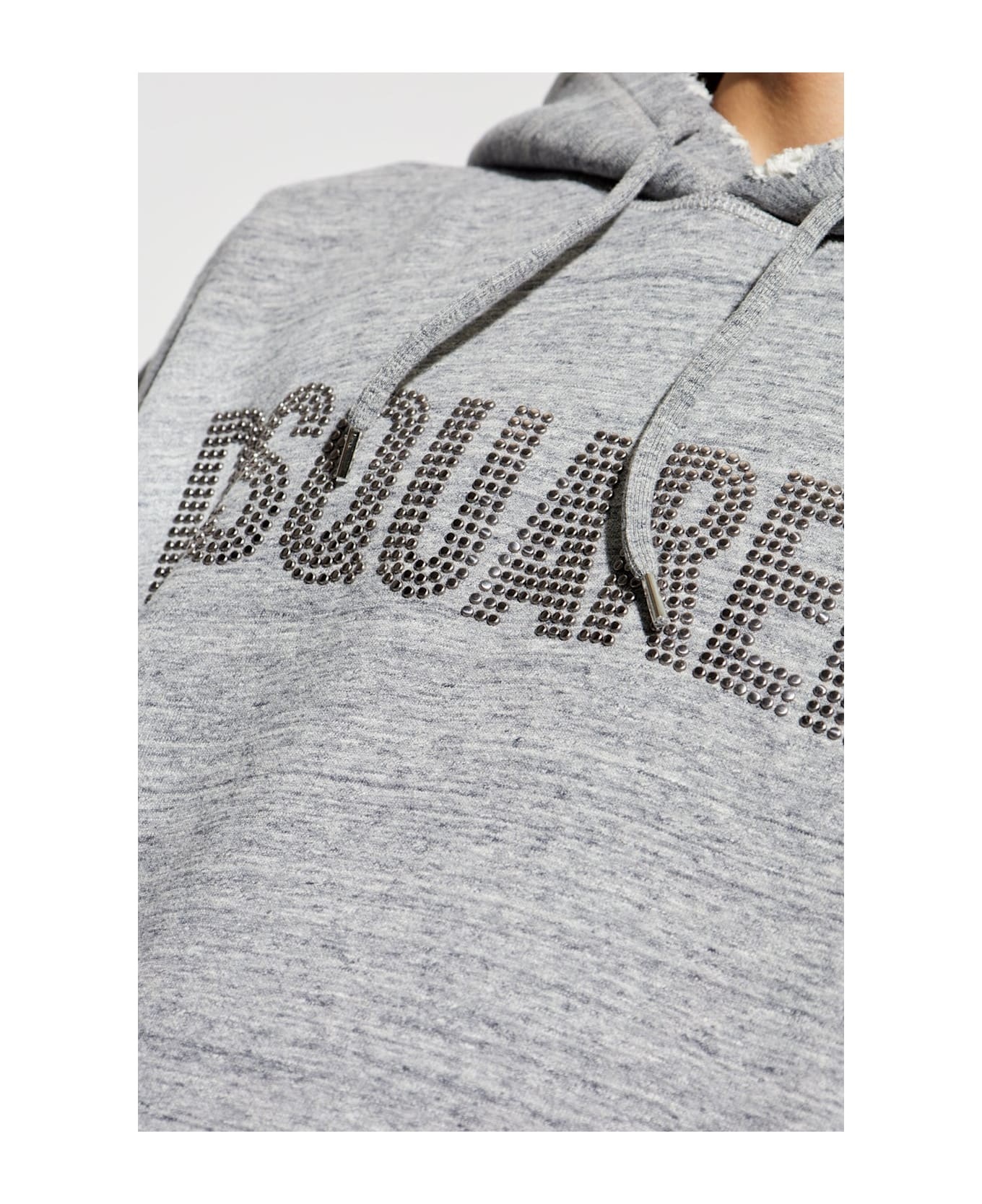 Distressed Drawstring Hoodie - 4