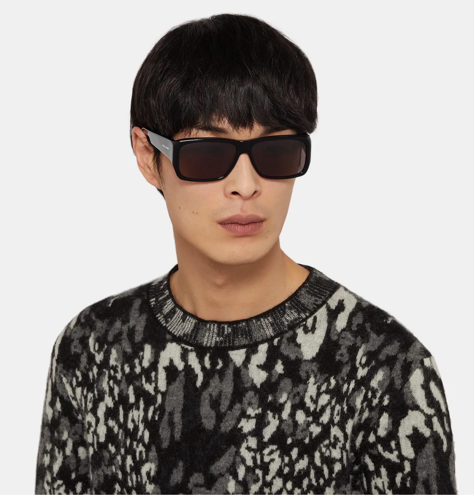 Lenny Rectangle-Frame Acetate Sunglasses - 2