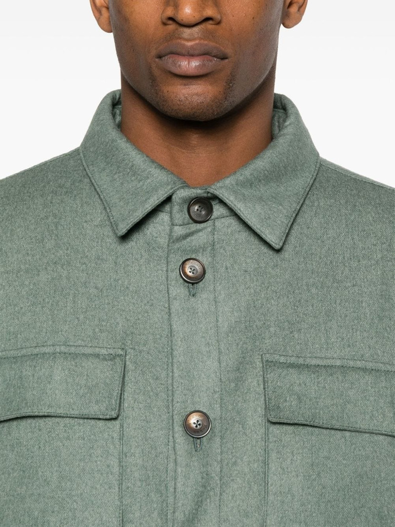 button-up brushed shirt jacket 5