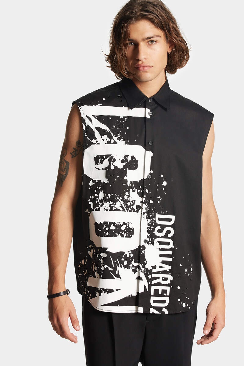 ICON SPLASH REGULAR SLEAVELESS SHIRT - 3