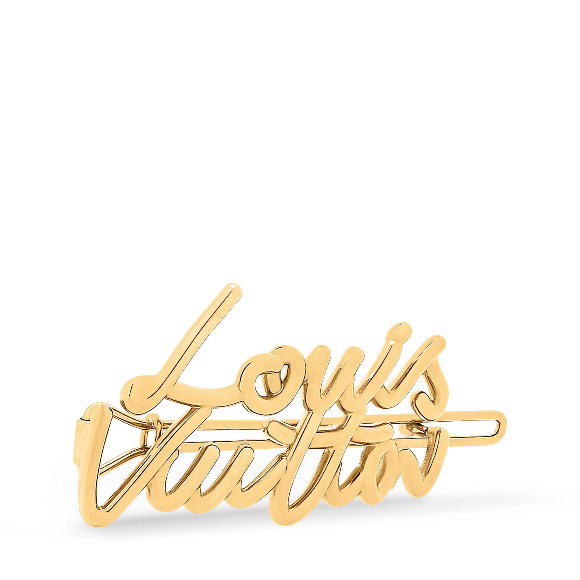 LV Script Barrette - 2