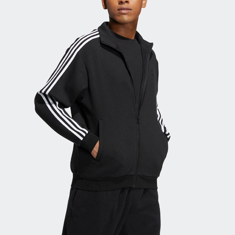adidas Neo Essentials Sweatshirts FL 1 'Black' IA6909 - 4