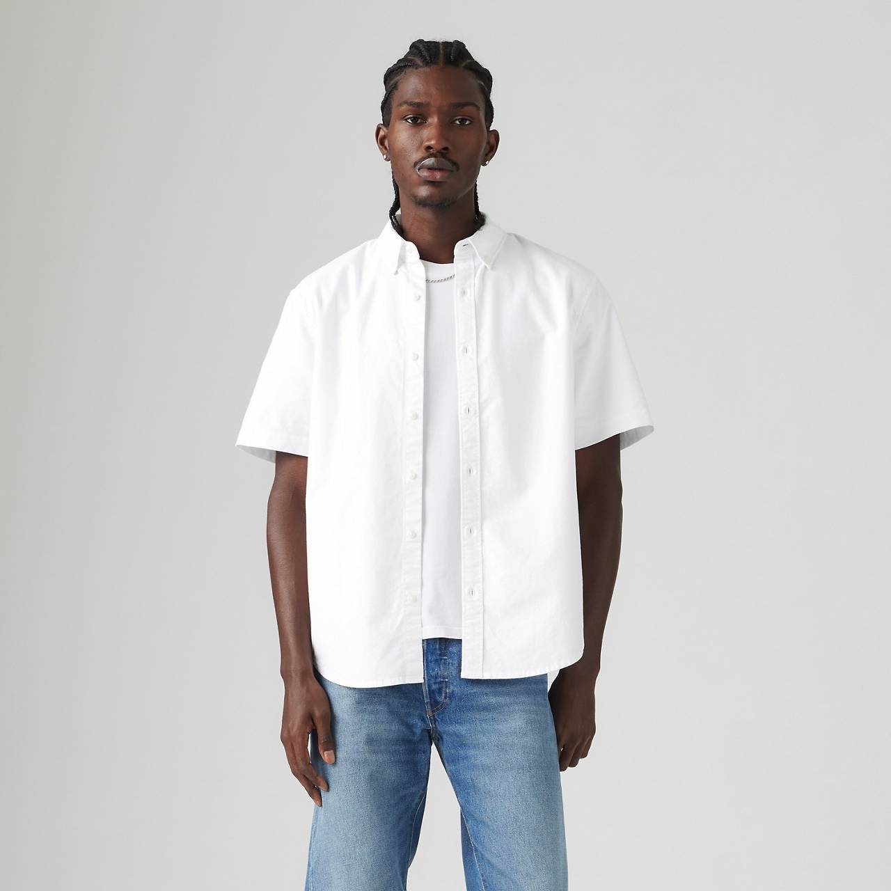 SHORT SLEEVE AUTHENTIC BUTTON-DOWN SHIRT - 2
