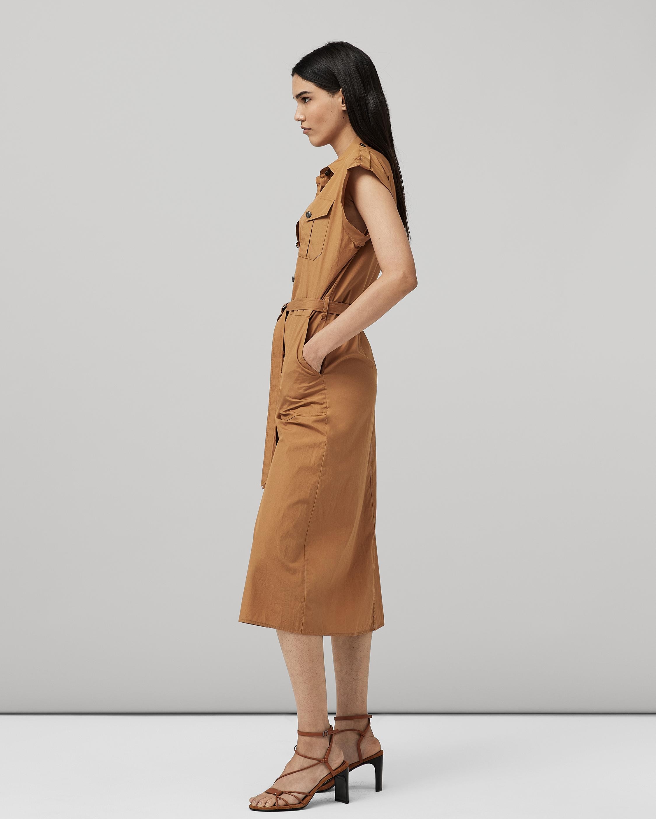 Roxanne Maxi Sleeveless Dress
Cotton Poplin Dress - 4