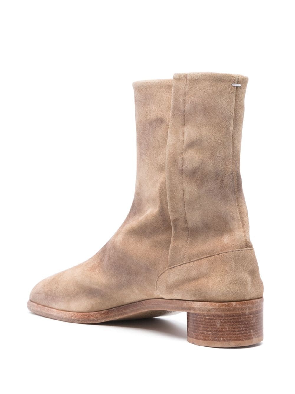 TABI SUEDE ANKLE BOOTS H30 (BEIGE) - 3