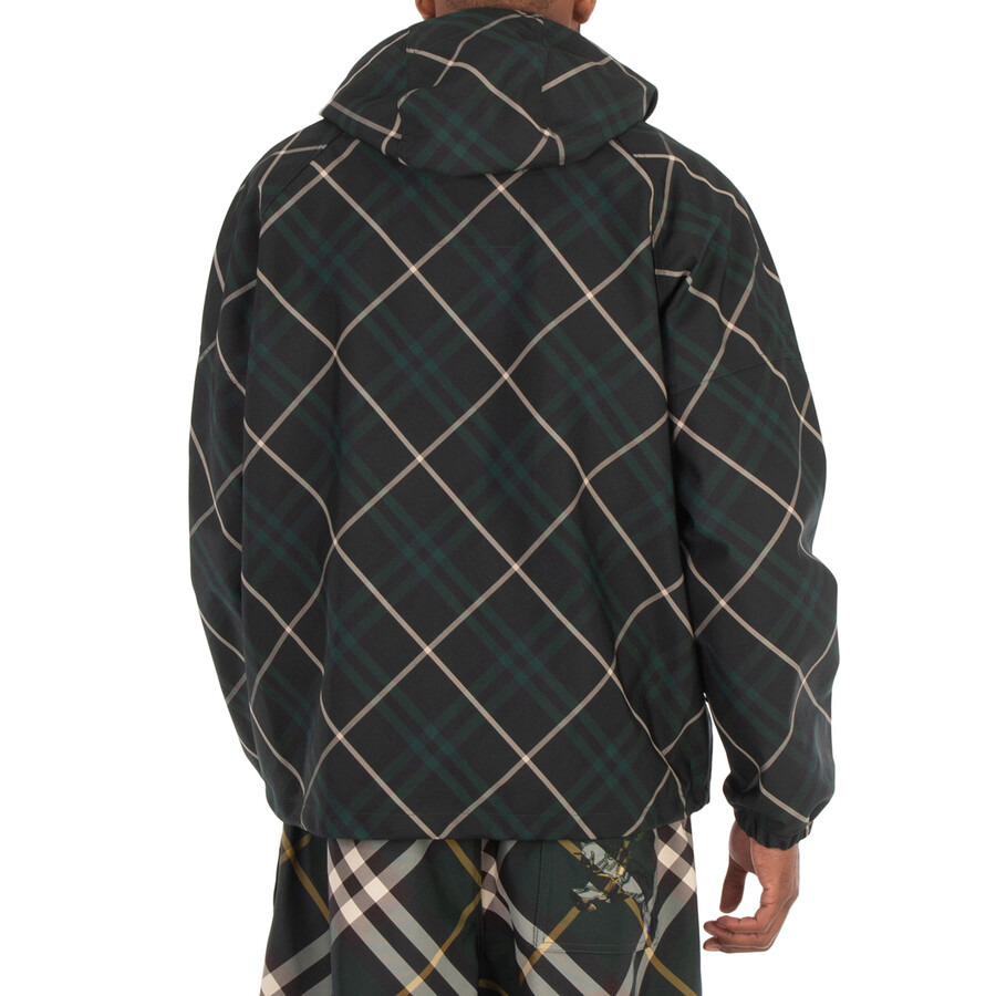 Burberry Check Hooded Zip-Up Jacket - 4