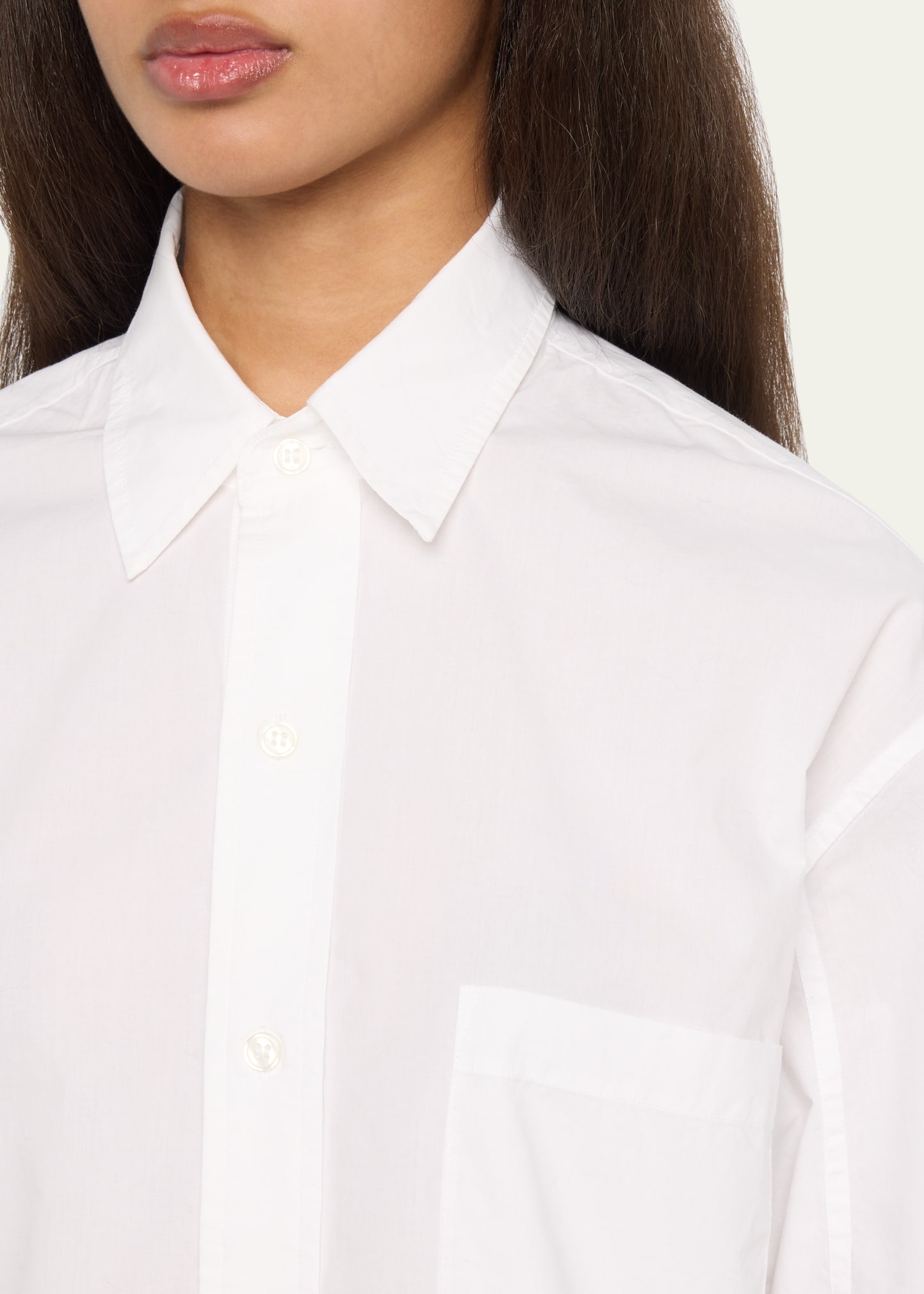 Kayla Button-Front High-Low Shirt - 5