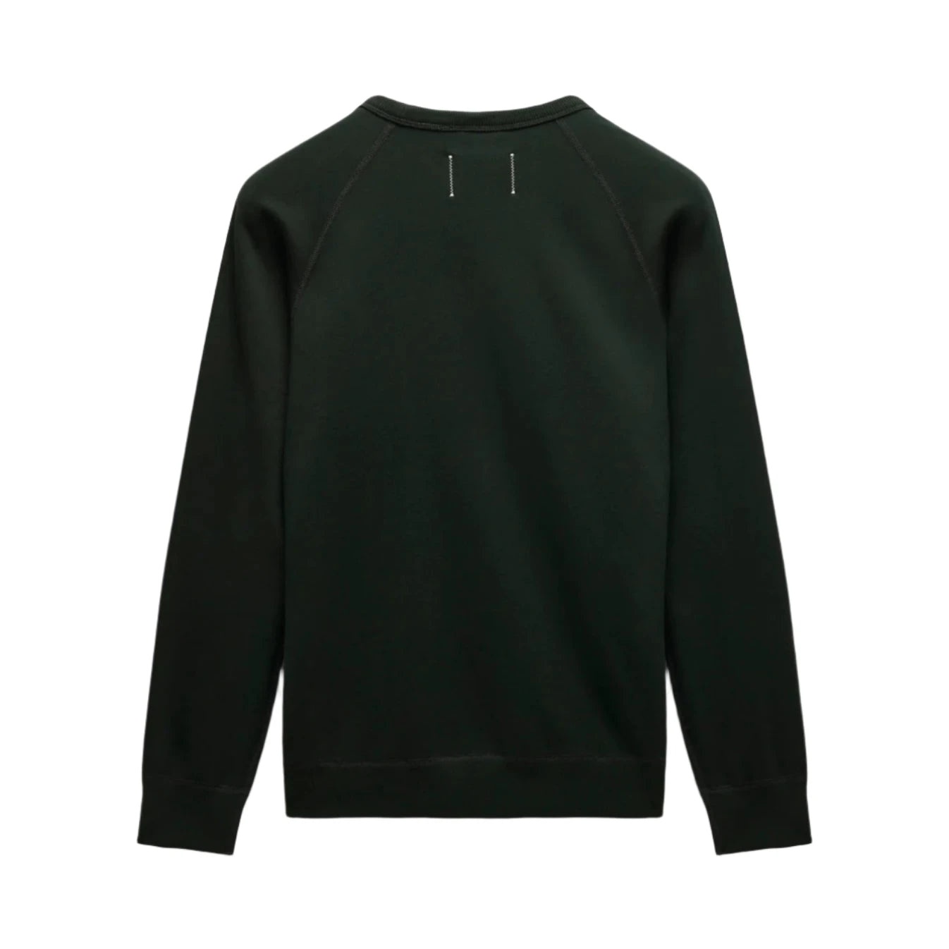 Midweight Terry Slim Crewneck Petrol - 2