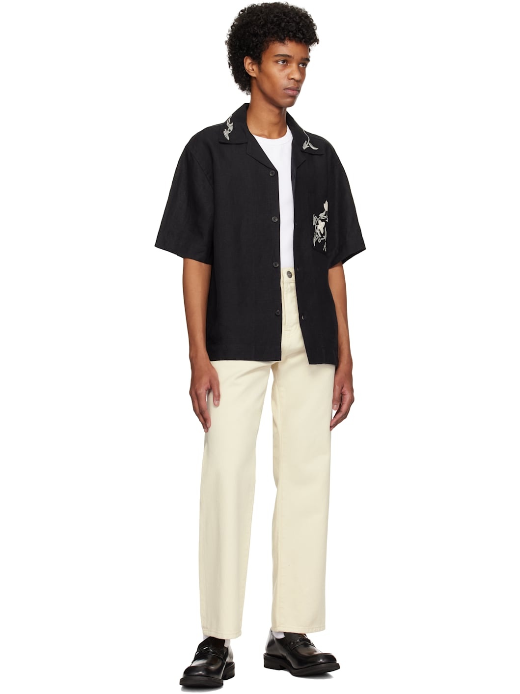 Off-White Relaxed Leg Jeans - 4