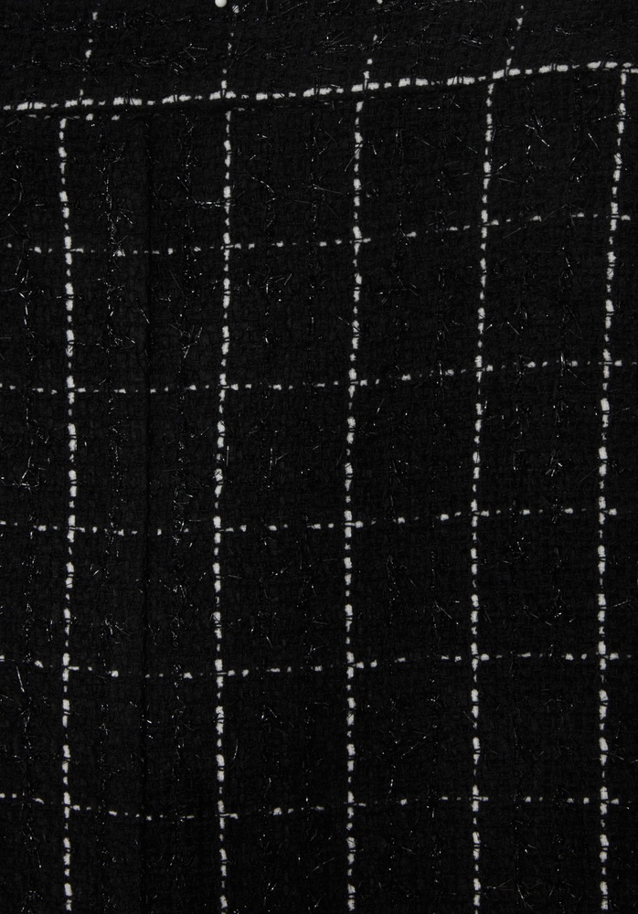 SKIRT 76 BLACK BOUCLÉ CHECK - 4