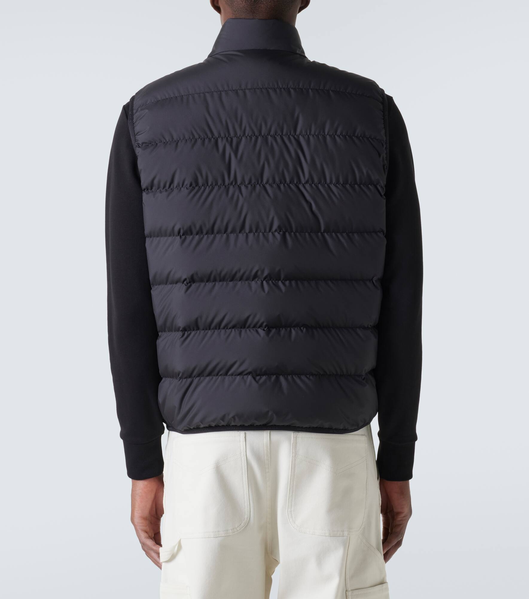 Contrin quilted down vest - 4