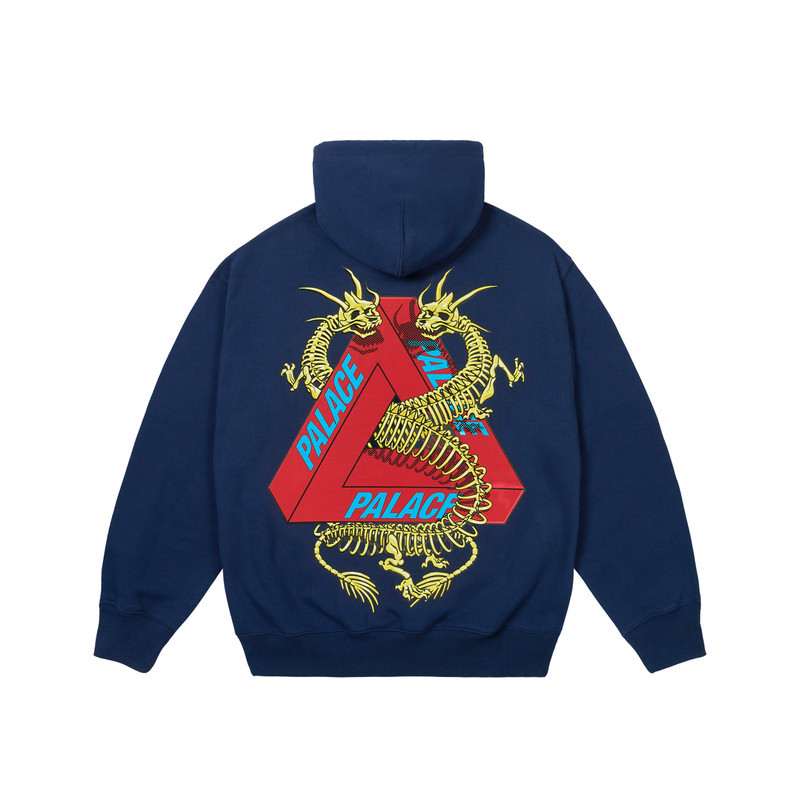 DRAGON BONES TRI HOOD NAVY 1