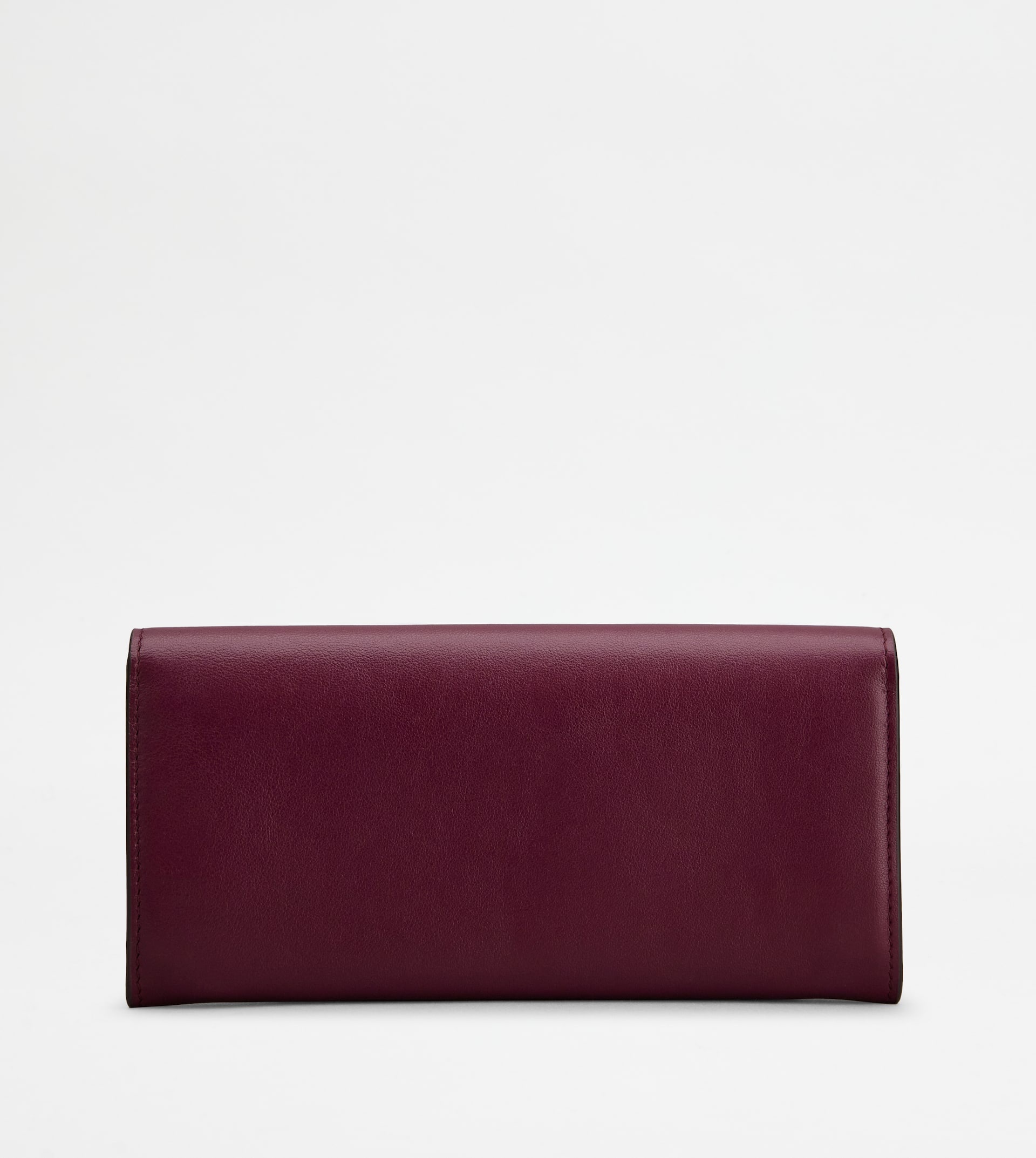 T TIMELESS WALLET IN LEATHER - BURGUNDY - 3