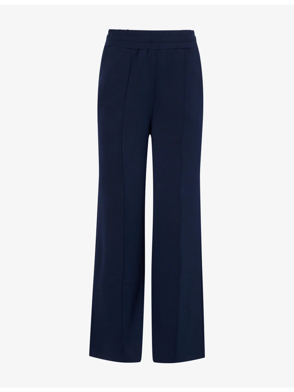 DoubleSoft® Wide Leg 30in Stretch-Woven Jogging Bottoms - 1