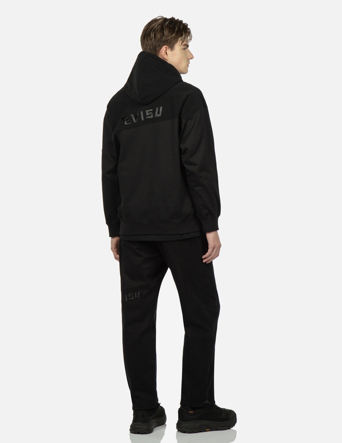 SEAGULL APPLIQUÉ PATCHWORK HOODED SWEATSHIRT - 4