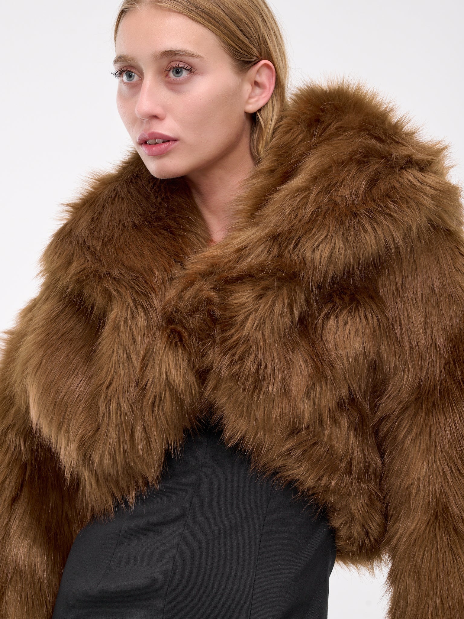 Vicinity Cropped Fur Jacket - 4