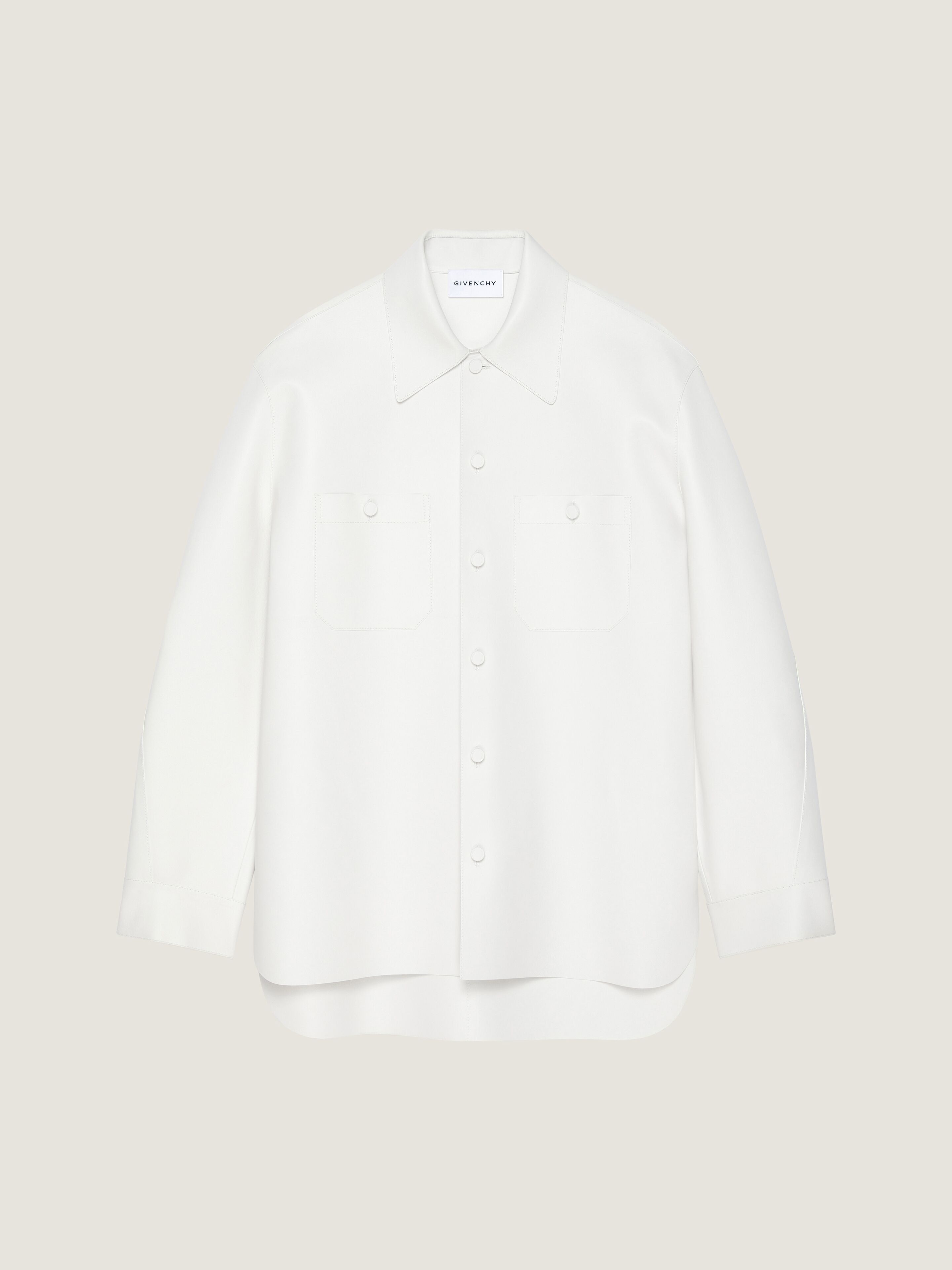 OVERSHIRT IN NAPPA LEATHER - 1
