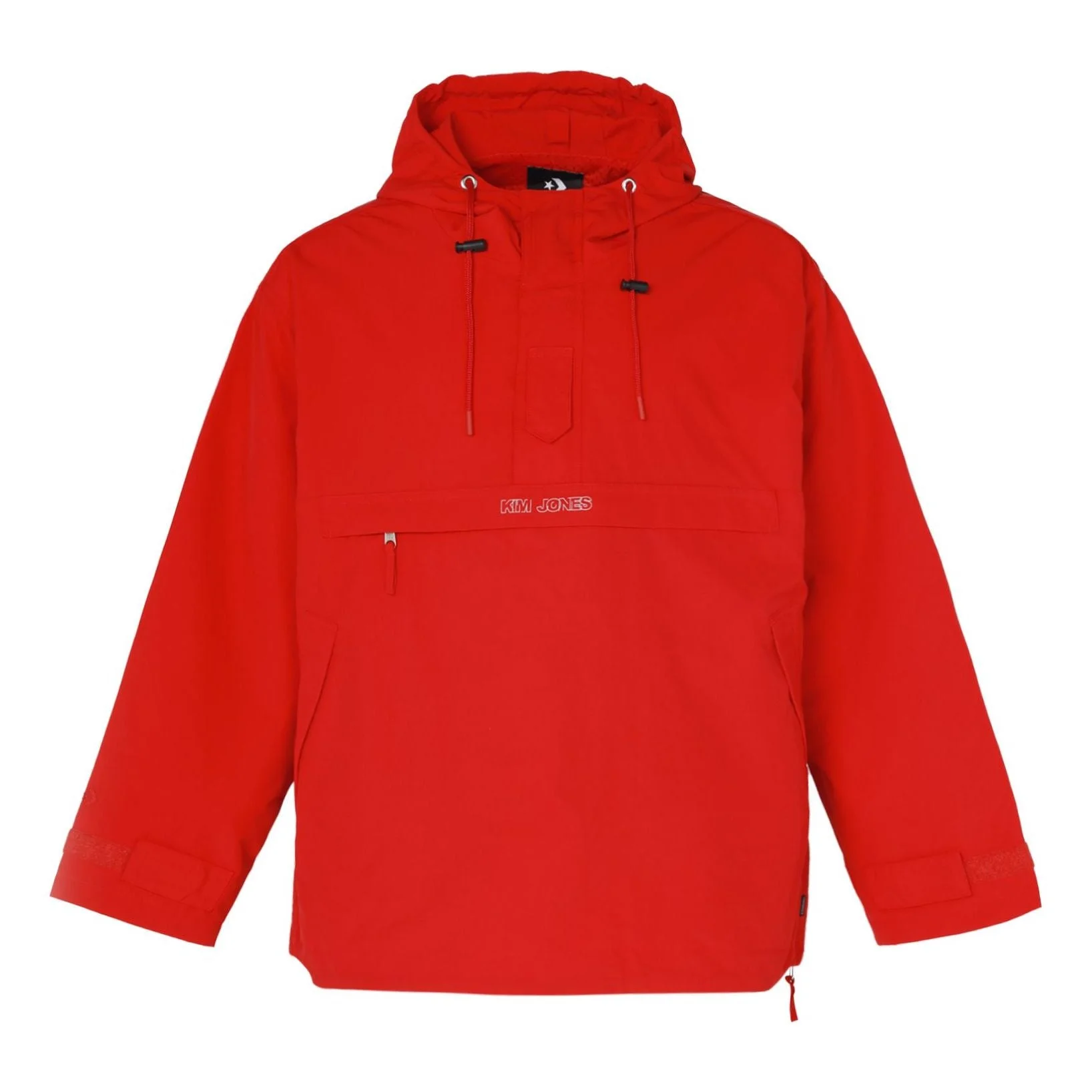 Men's Converse x Kim Jones Crossover Casual Sports Half Zipper Hooded Jacket Red 10021731-A01 - 1