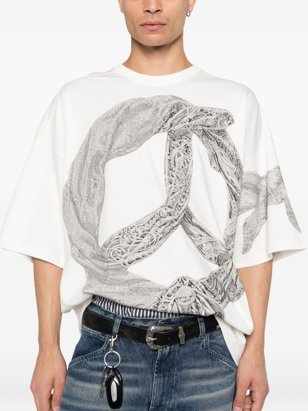 peace-symbol T-shirt - 4