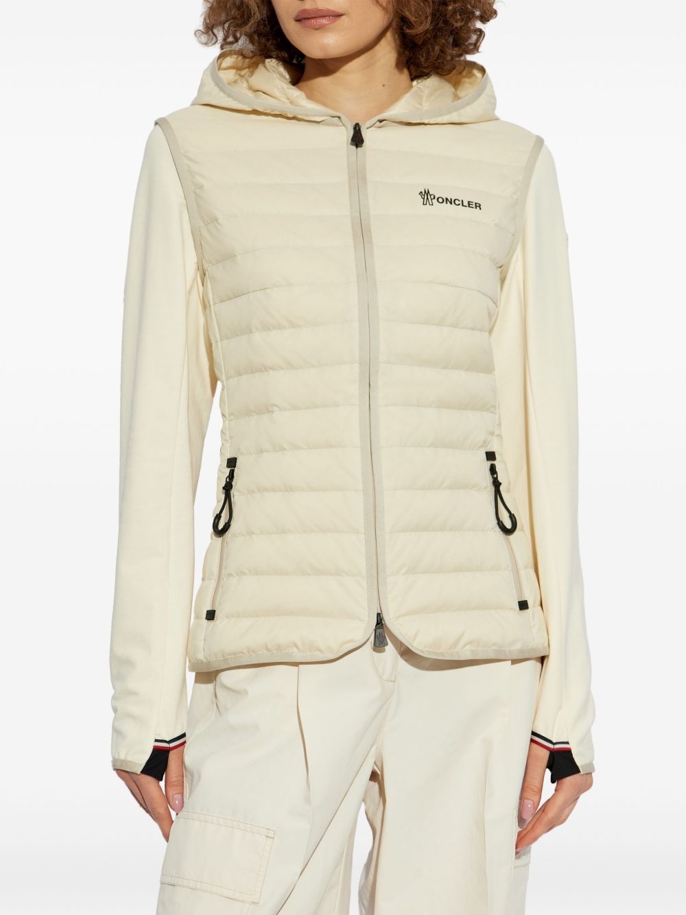 logo-print puffer jacket - 3