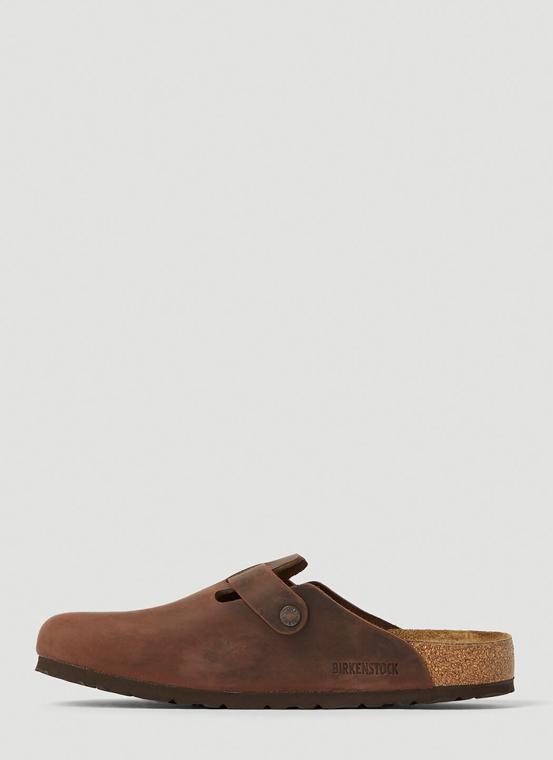 BIRKENSTOCK Boston Oiled Leather Mules outlook