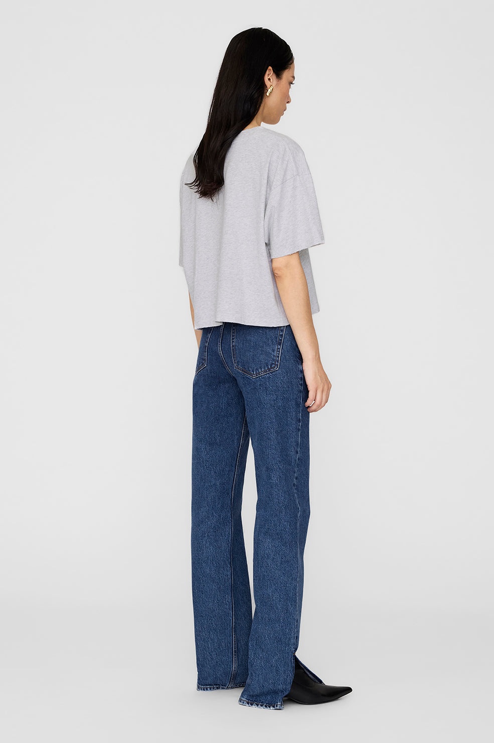 Johnny Cropped Tee - Grey - 3