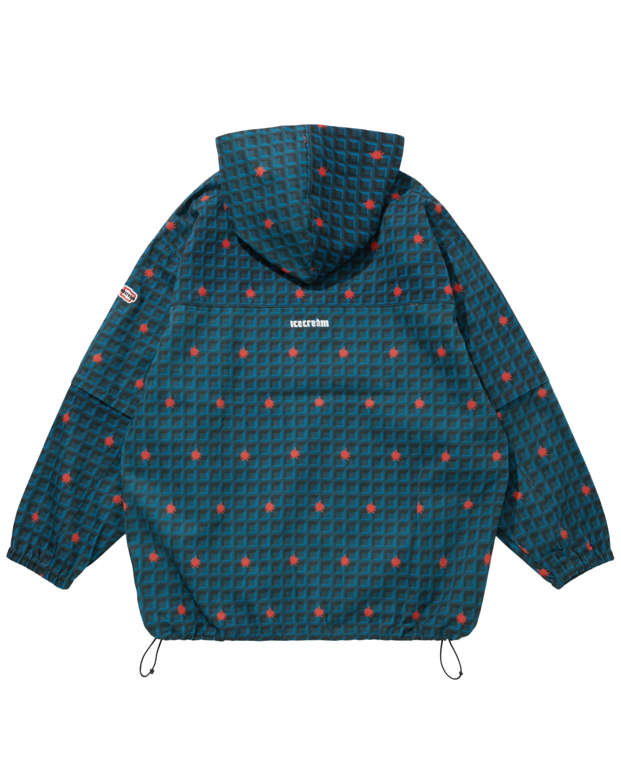 WAFFLE 2WAY HALF ZIP SHIRT JACKET - 2