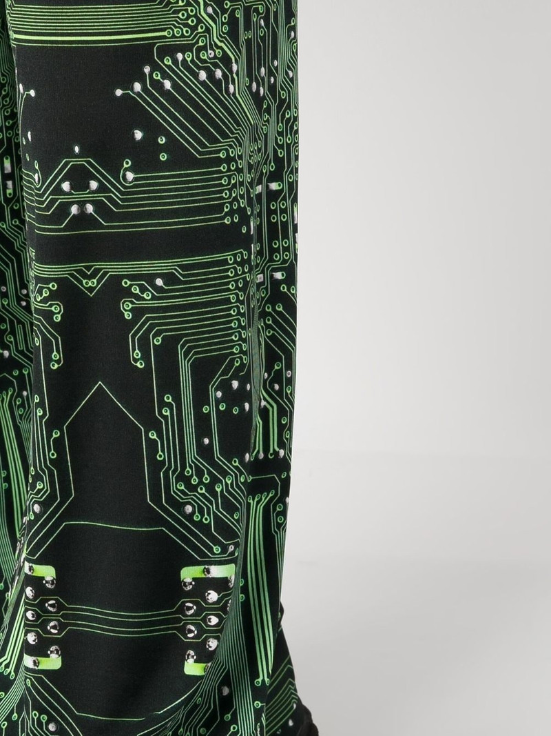 Cyber Fluid wide-leg trousers 5