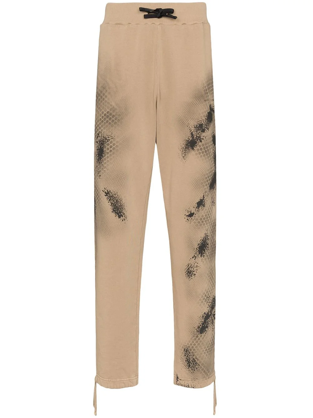abstract printed track pants - 1