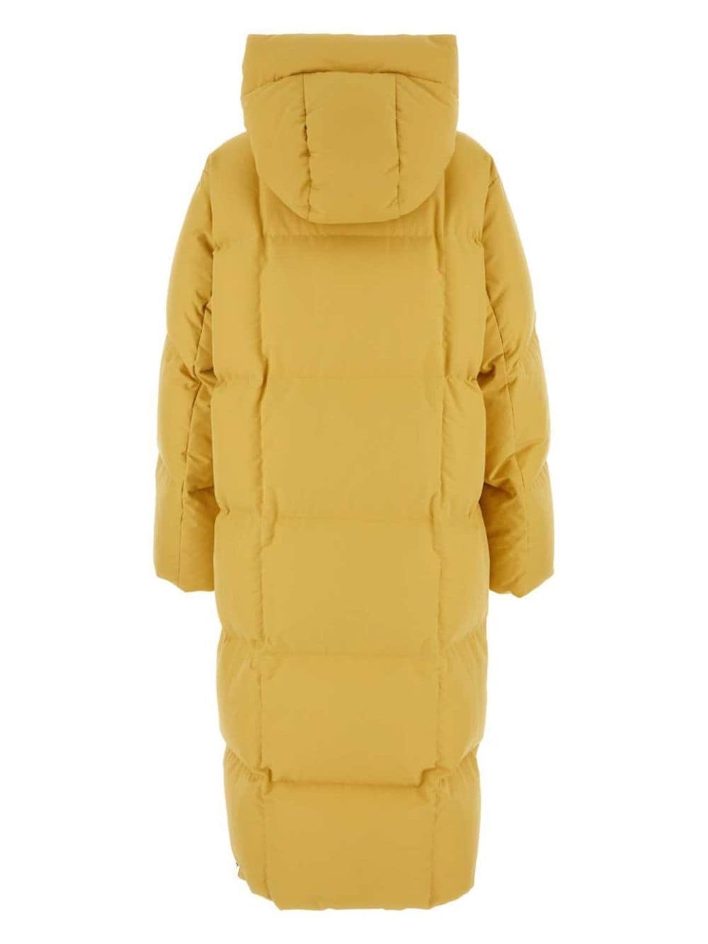 hooded quilted down jacket - 2