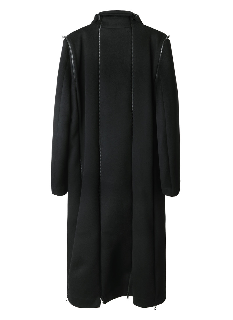 POST ARCHIVE FACTION (PAF) 5.0 COAT CENTER (BLACK) | REVERSIBLE