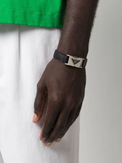 Prada Saffiano leather bracelet outlook