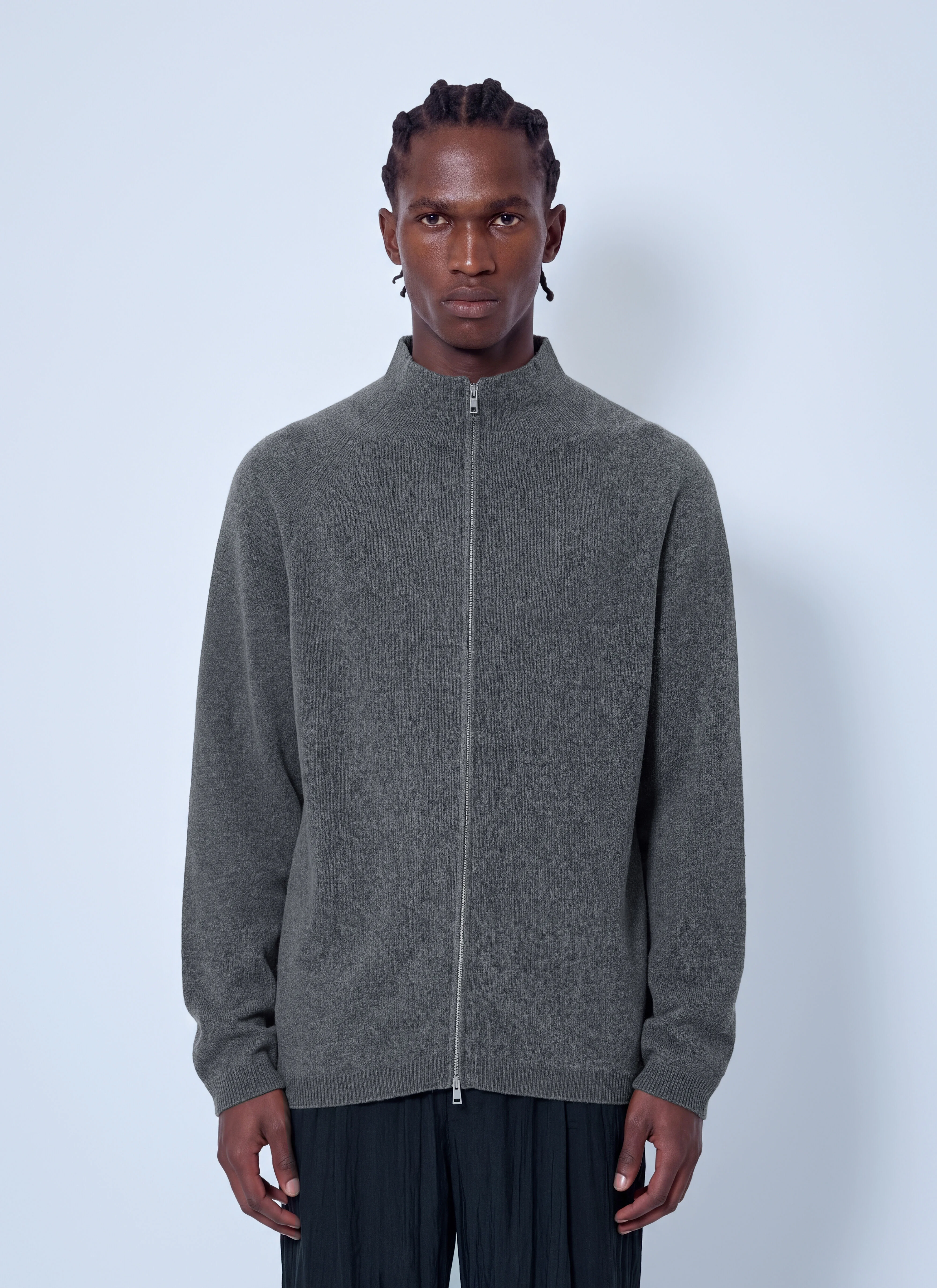 Line Zip Cardigan - 1