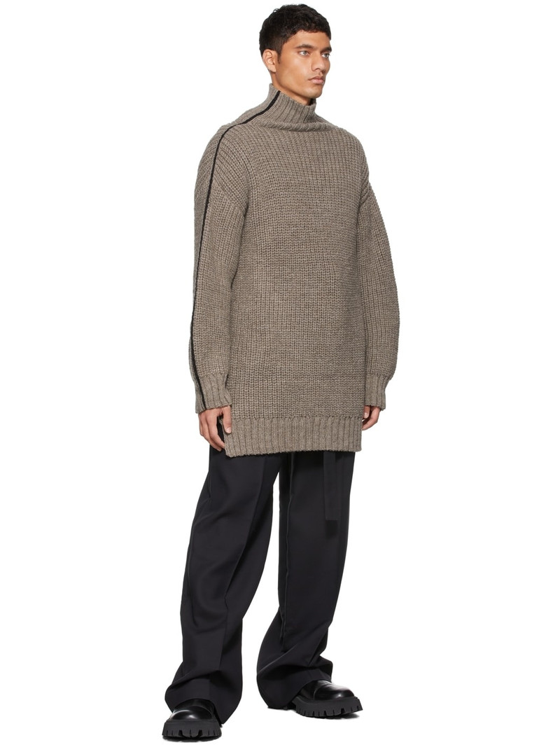 PETER DO Grey Wool Turtleneck outlook