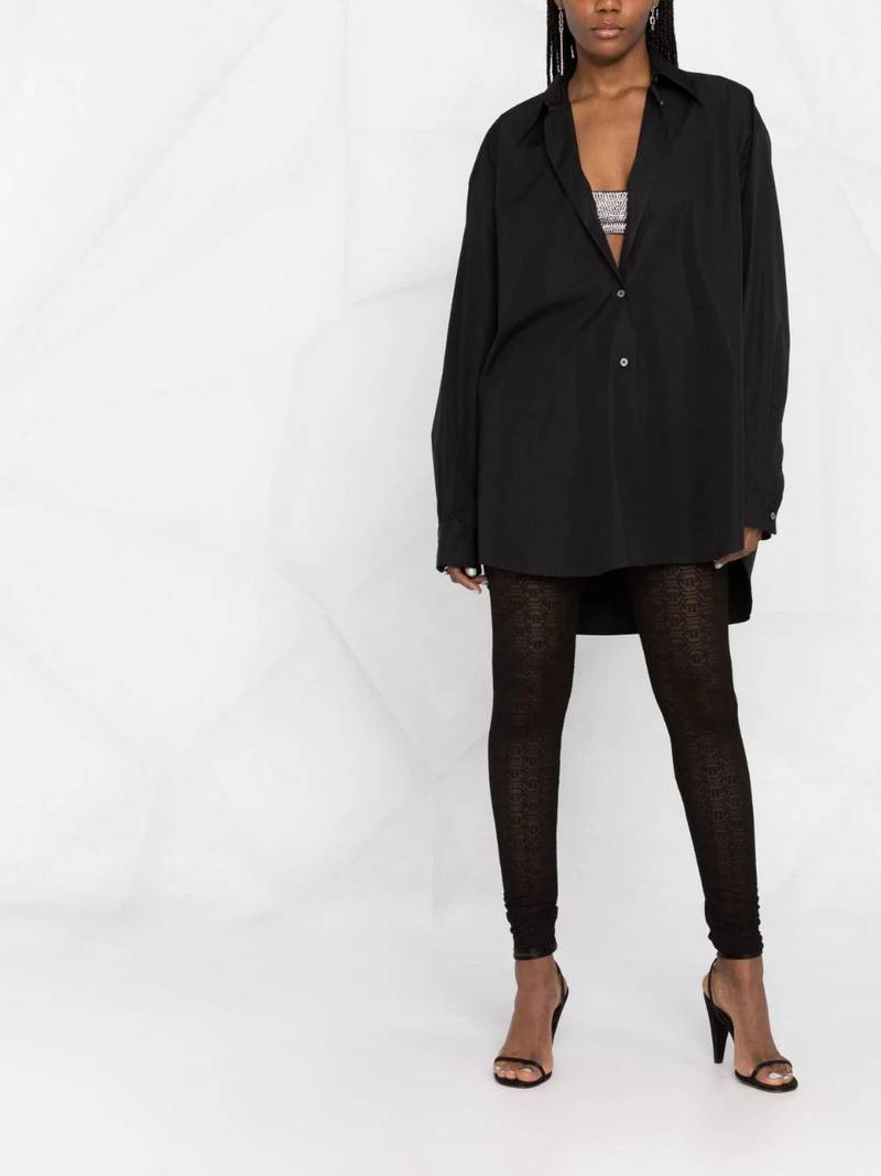 PHILIPP PLEIN Tulle Monogram leggings outlook