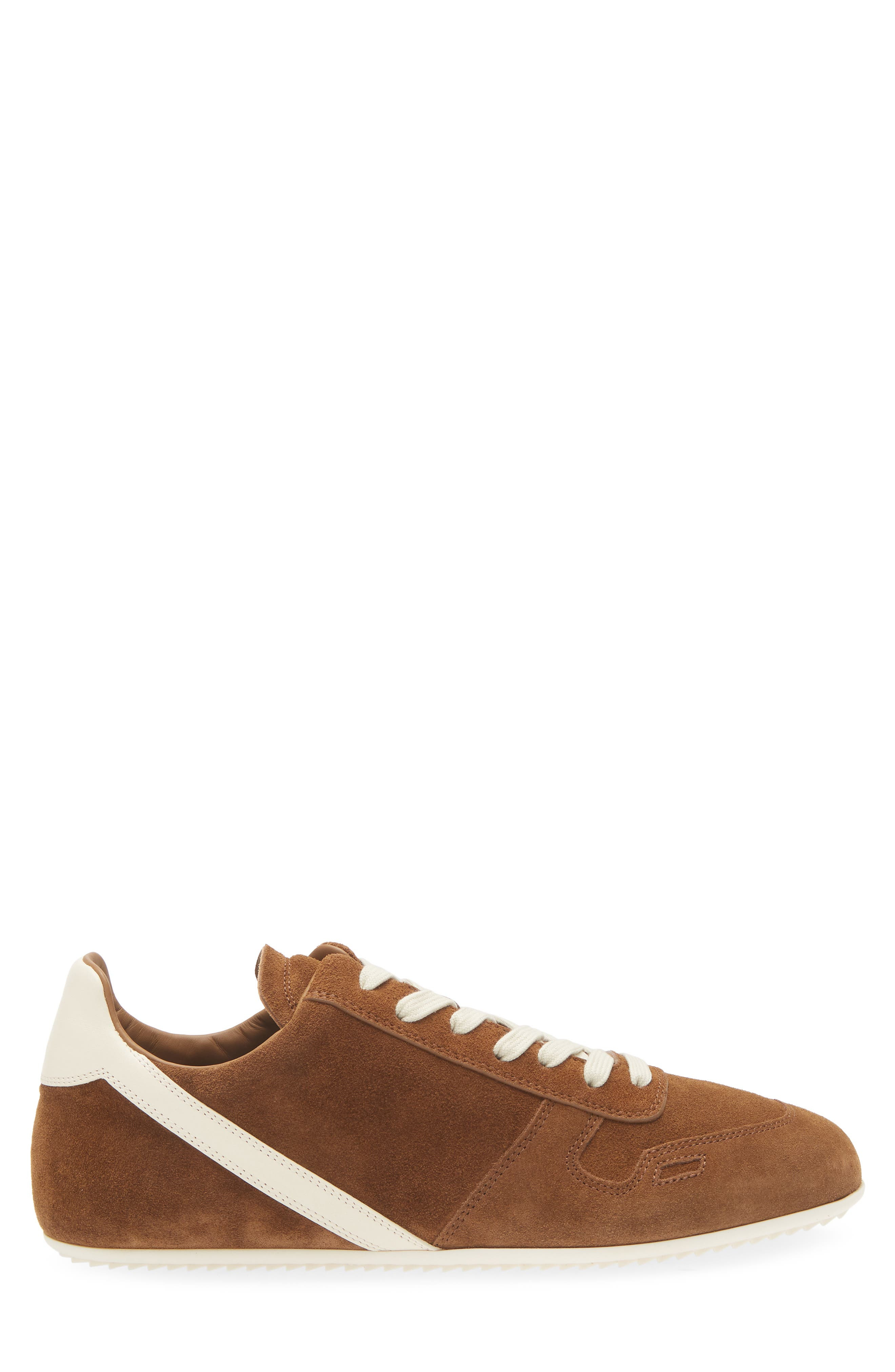 Rick Owens Concordians Minimal Sneak Sneaker in Chestnut/Milk/Milk at Nordstrom - 3