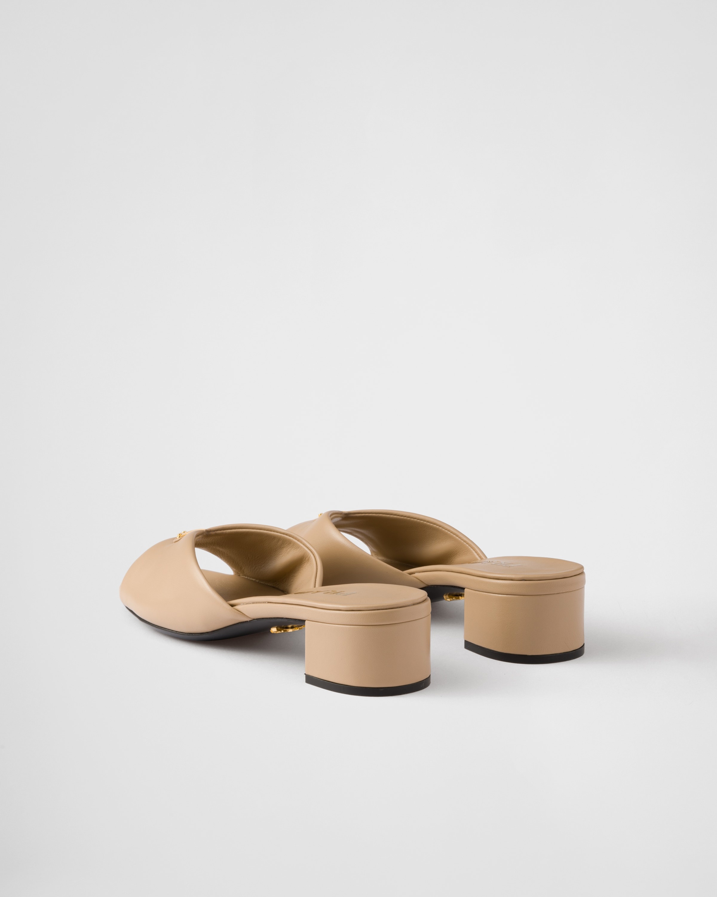 Padded nappa leather sandals - 4