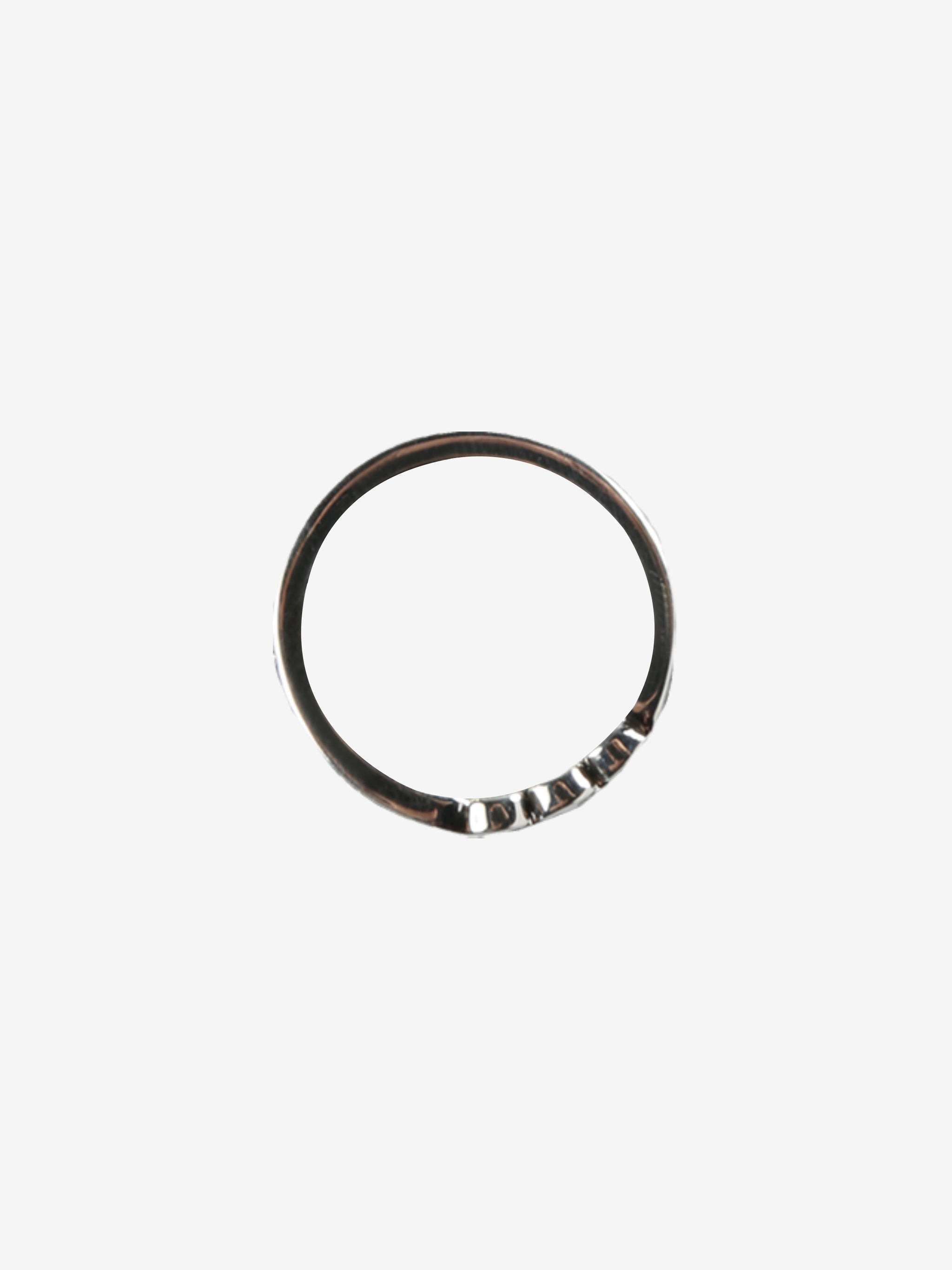HOORSENBUHS - Americana Band With Diamonds Ring - 3
