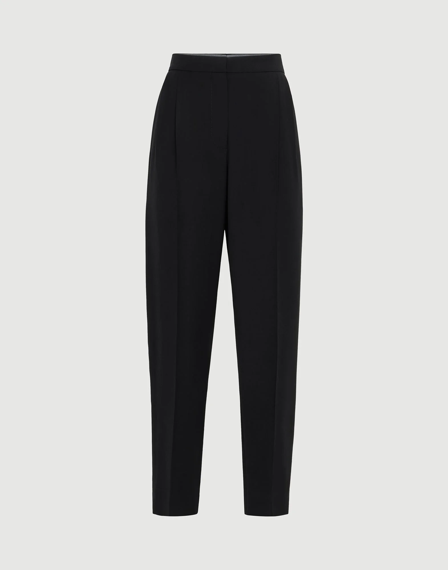 Viscose and virgin wool tuxedo trousers - 1