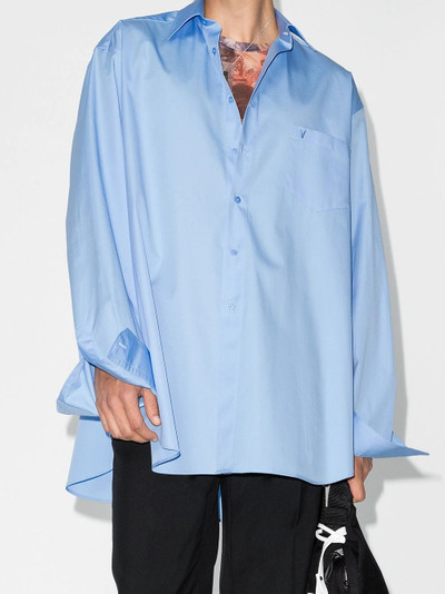 VETEMENTS logo print shirt outlook