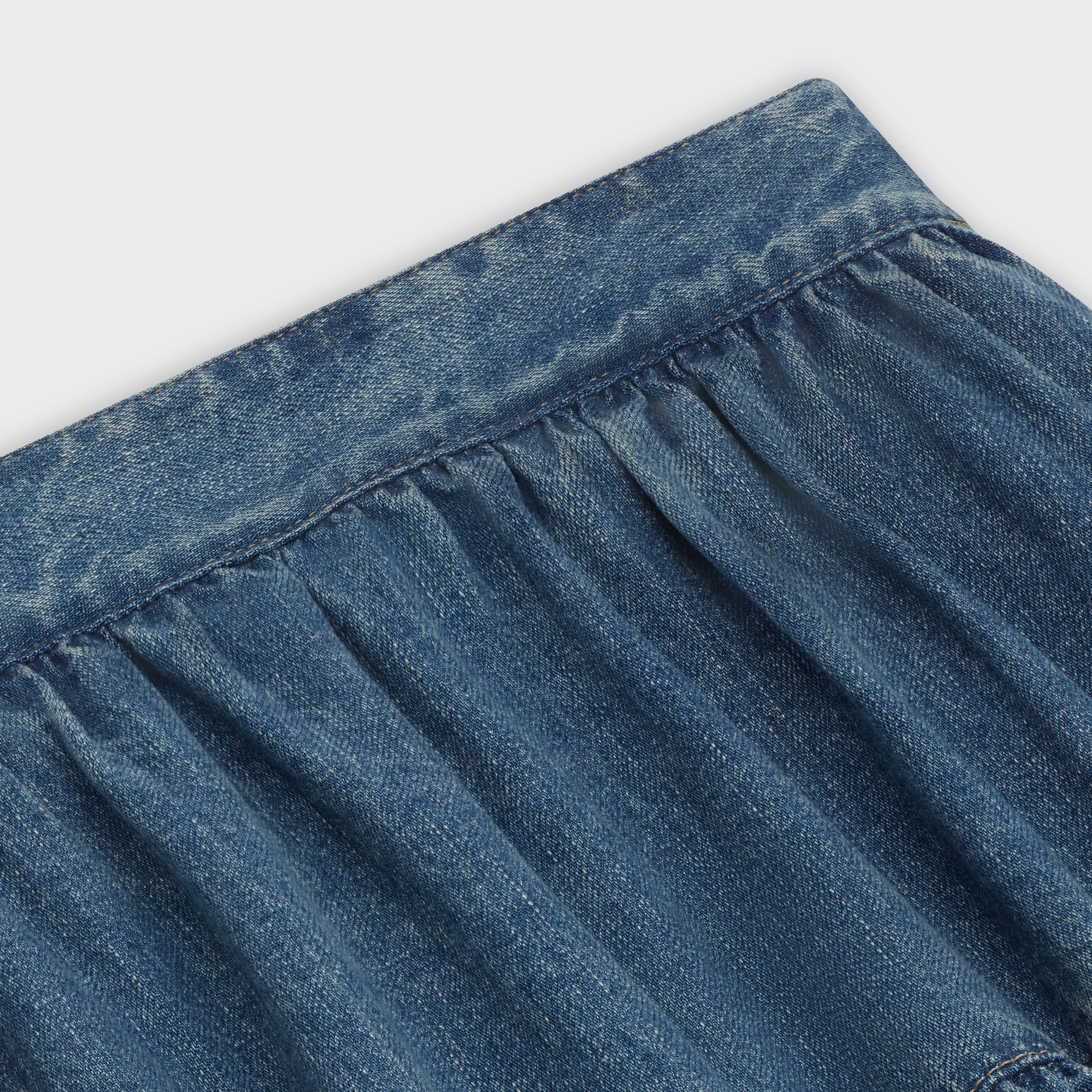 MIDI PRAIRIE SKIRT IN LIGHTWEIGHT DENIM - 3