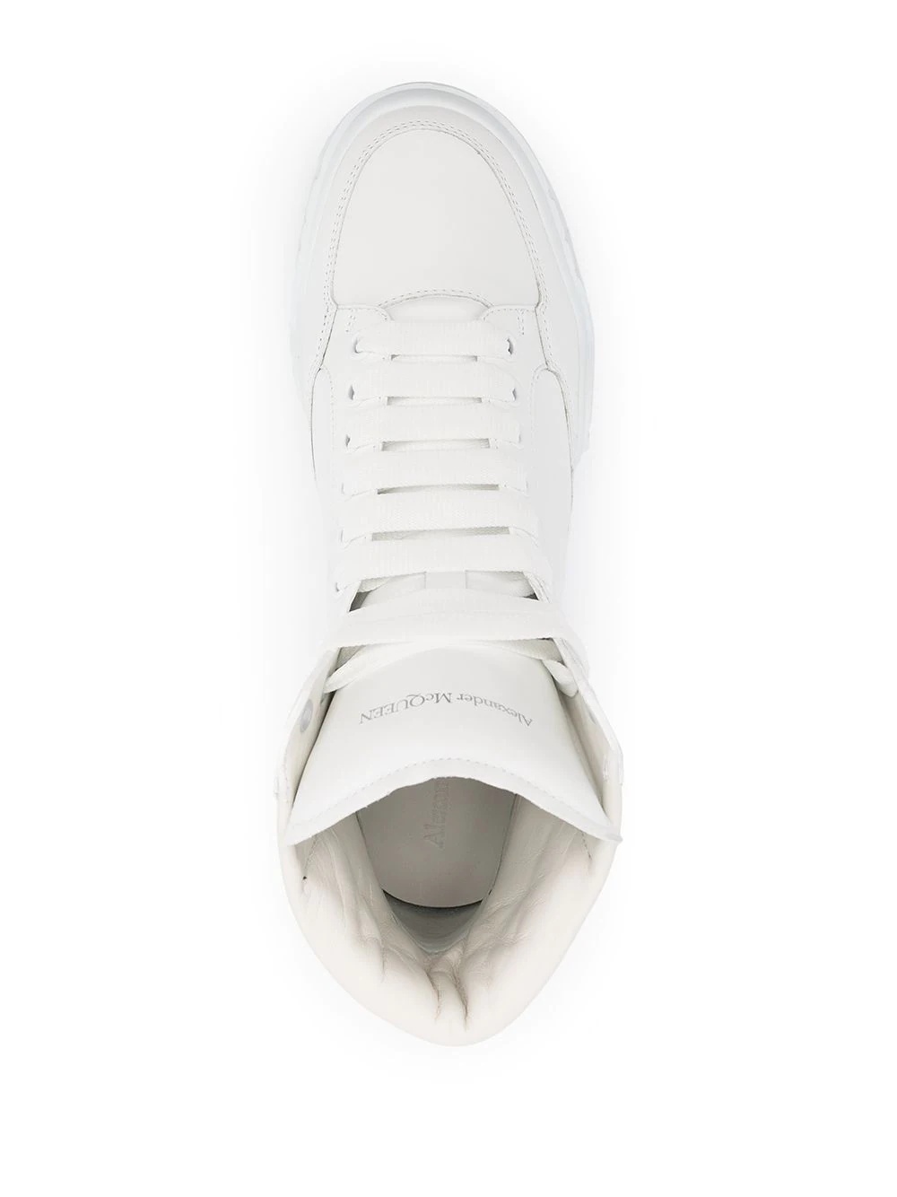 logo-print lace-up sneakers - 4