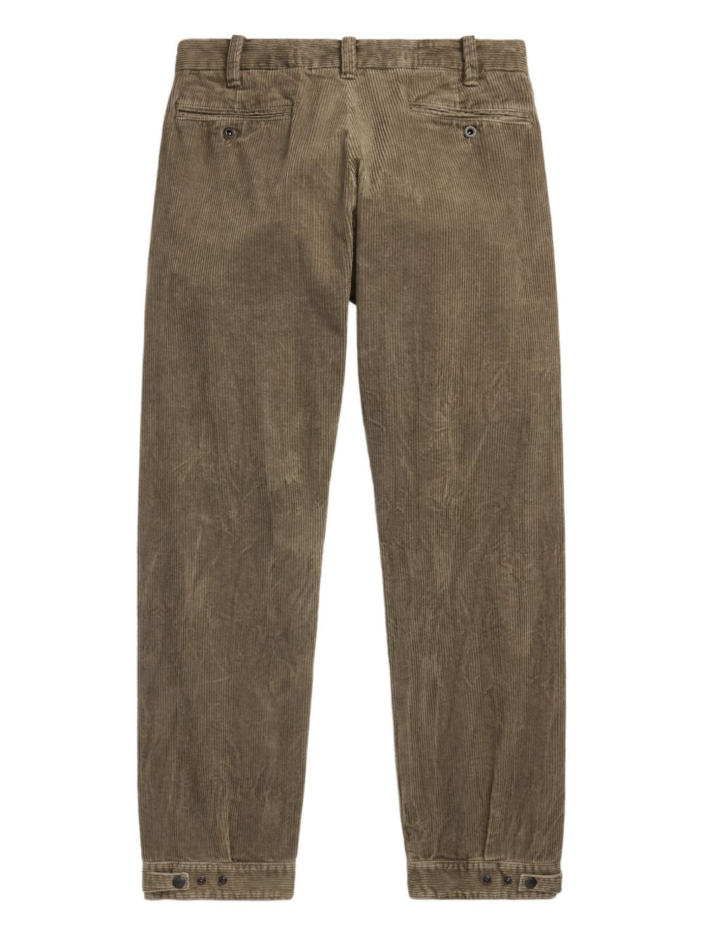 corduroy straight-leg trousers - 2