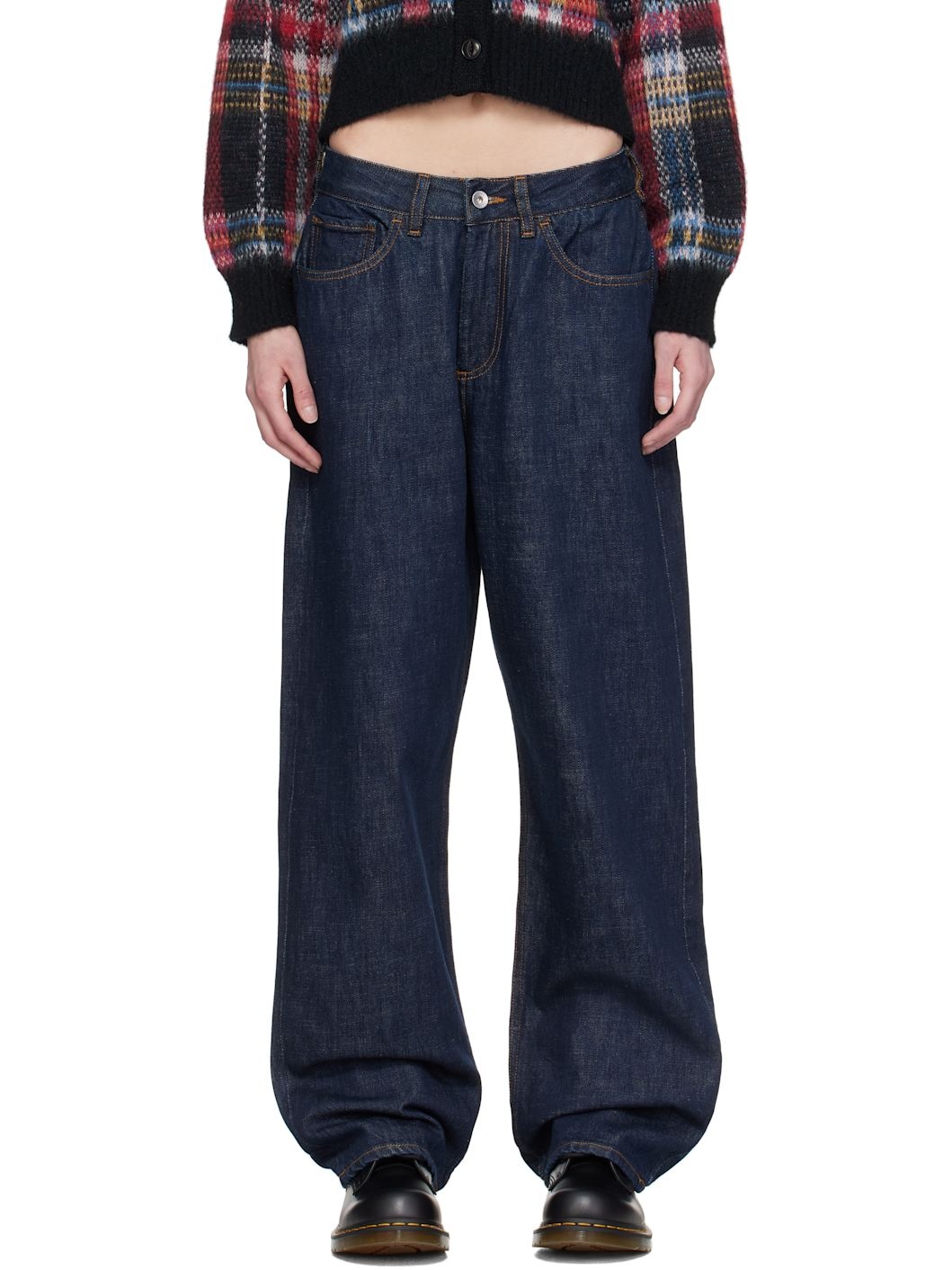 【関税込み】YMC インディゴ Earth Silver ジーンズ YMC Indigo Earth Silver Jeans | REVERSIBLE