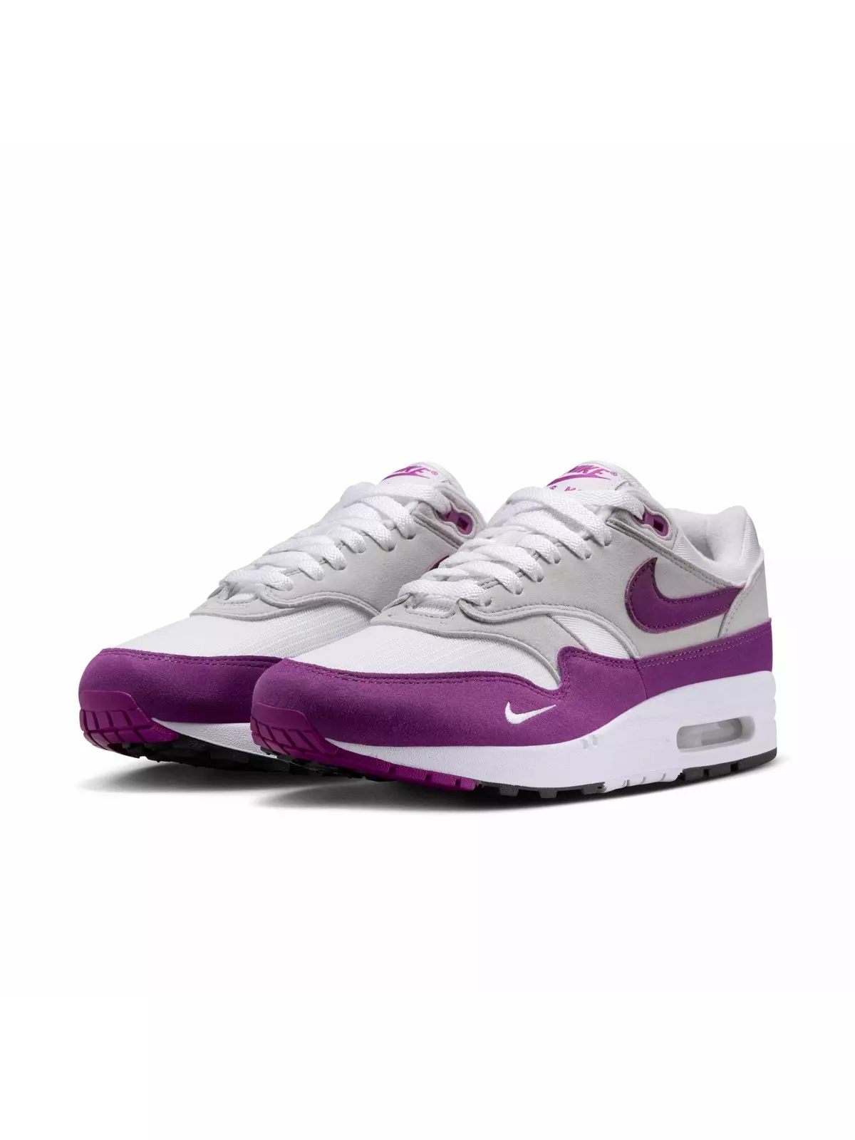 Air Max 1 '87 SWSH "White/Neutral Grey/Black/Bold Berry" Women's Shoe - 3