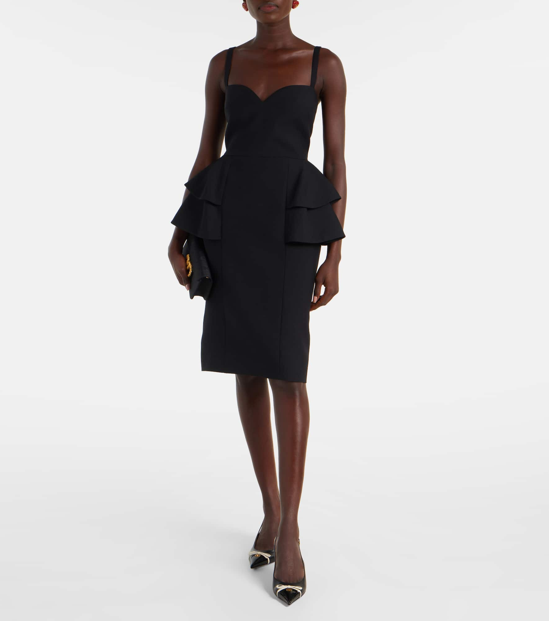 Crepe Couture tiered midi dress - 2